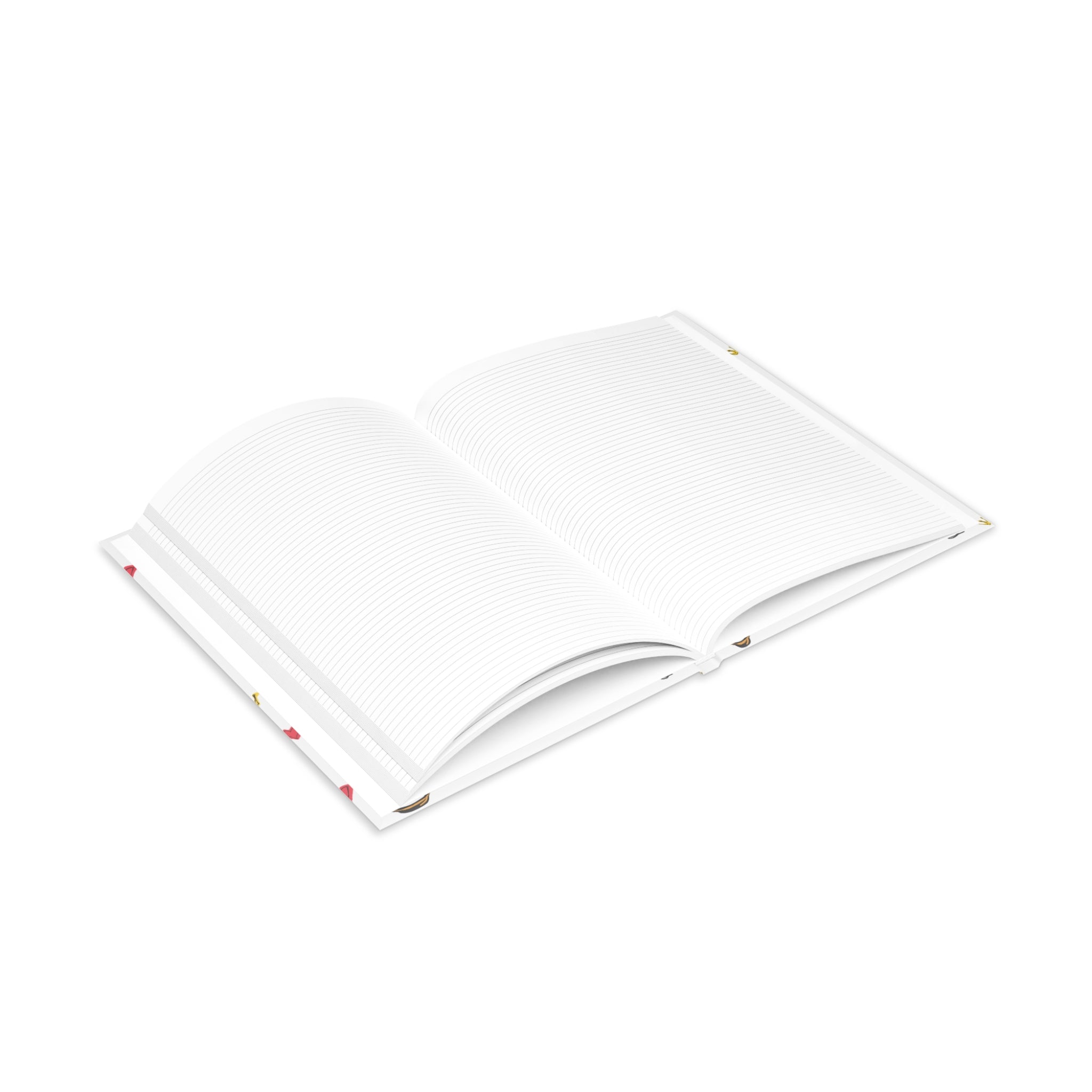 Self-Love Hardcover Notebook — Puffy Cover Journal with "I love me / I make me happy" Pattern