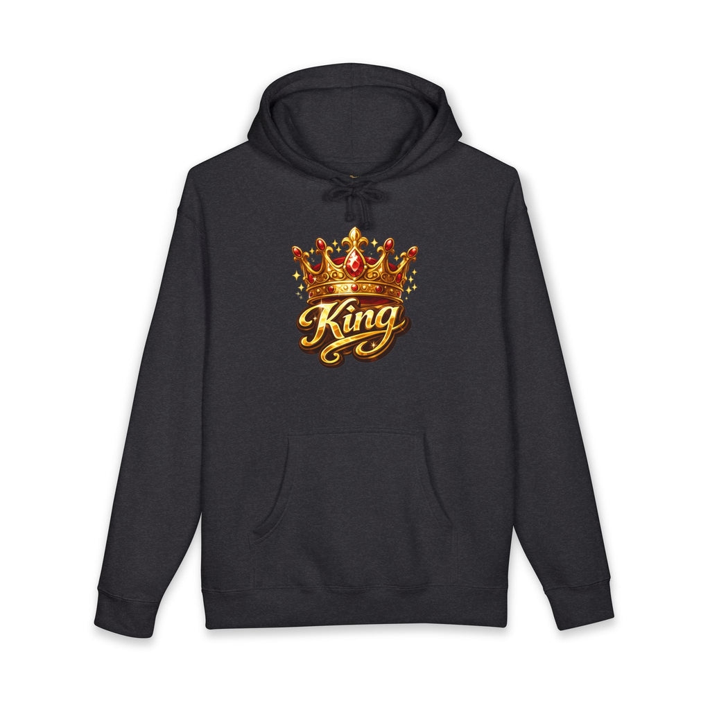 King Crown Hoodie — Royal 'King' Graphic Pullover for Men & Women