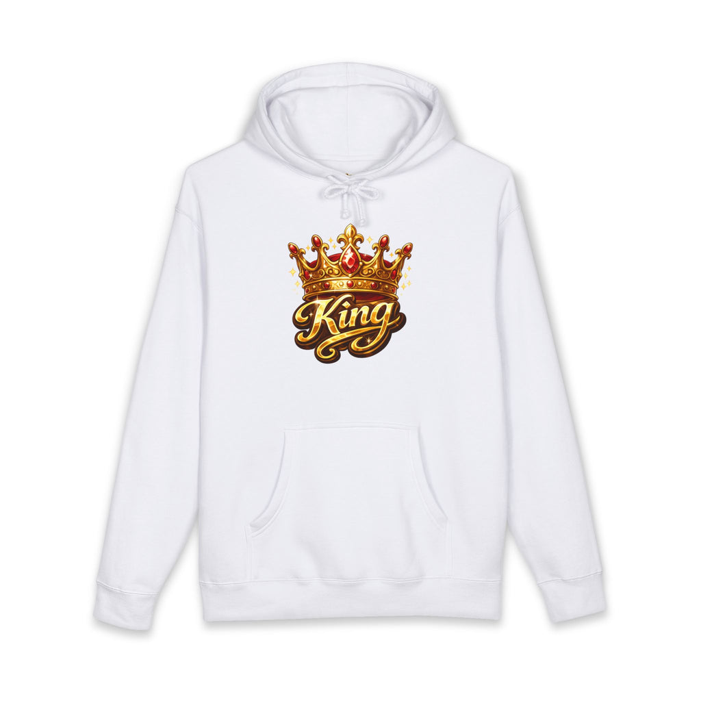 King Crown Hoodie — Royal 'King' Graphic Pullover for Men & Women