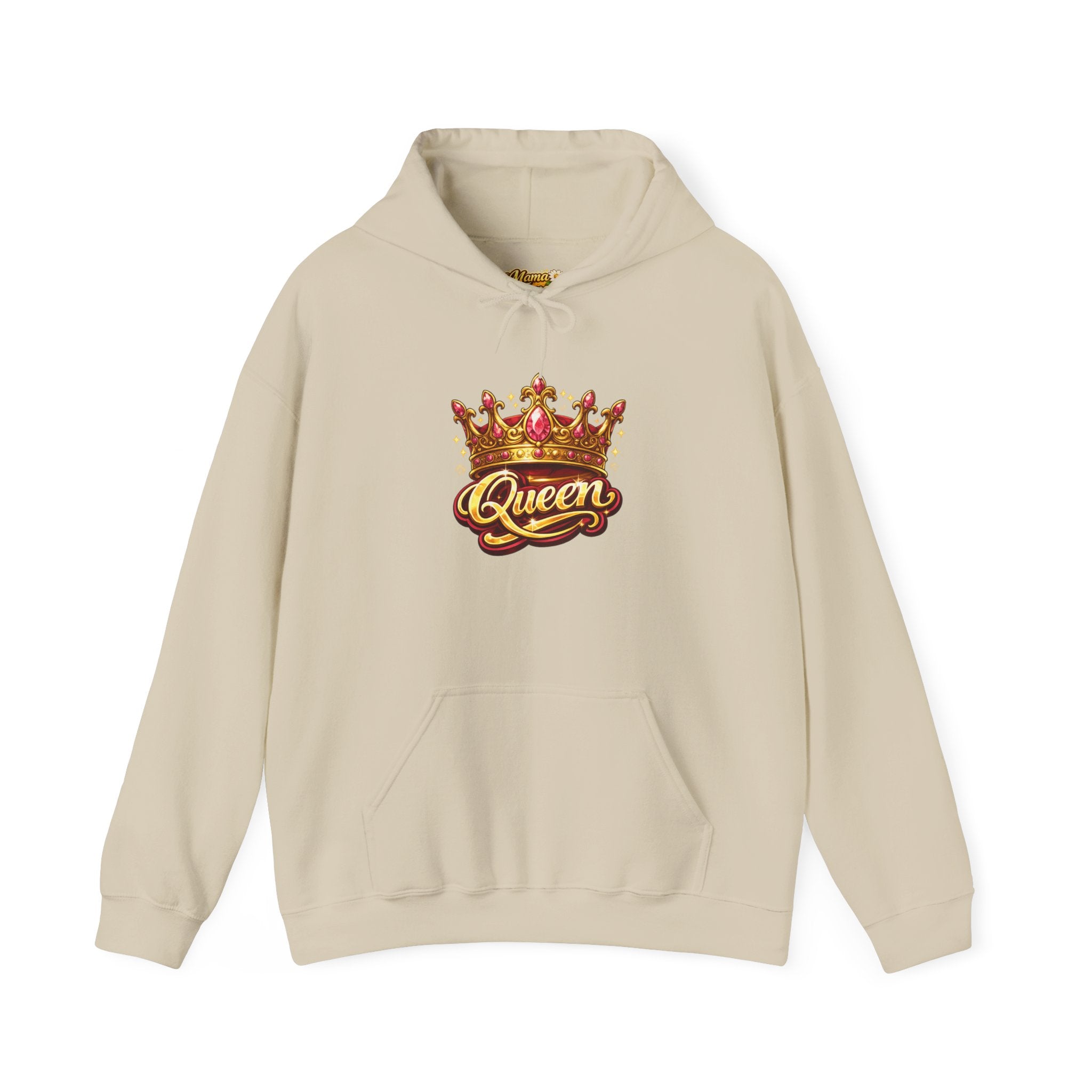 Hoodie — 'Queen' Crown Graphic Pullover