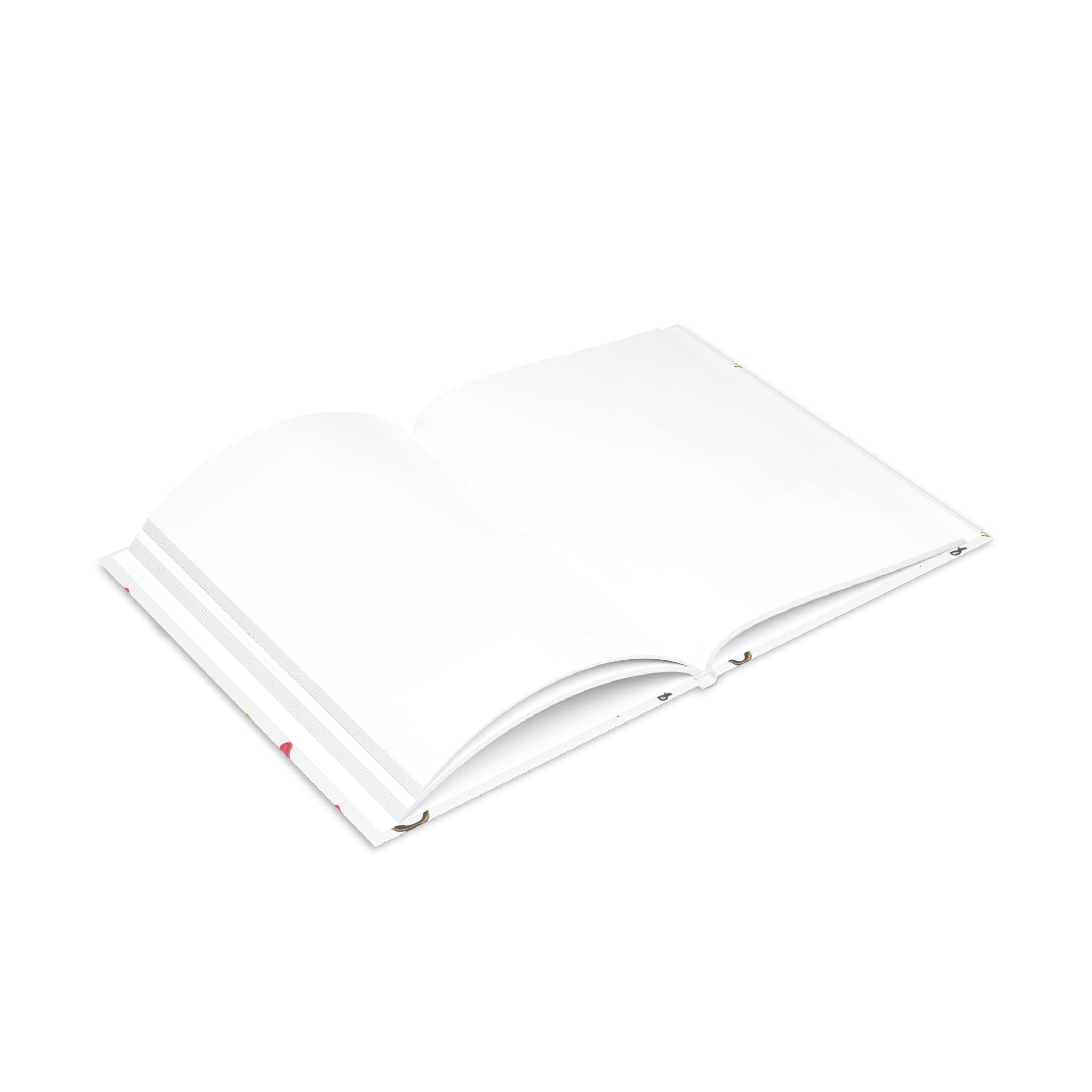Self-Love Hardcover Notebook — Puffy Cover Journal with "I love me / I make me happy" Pattern