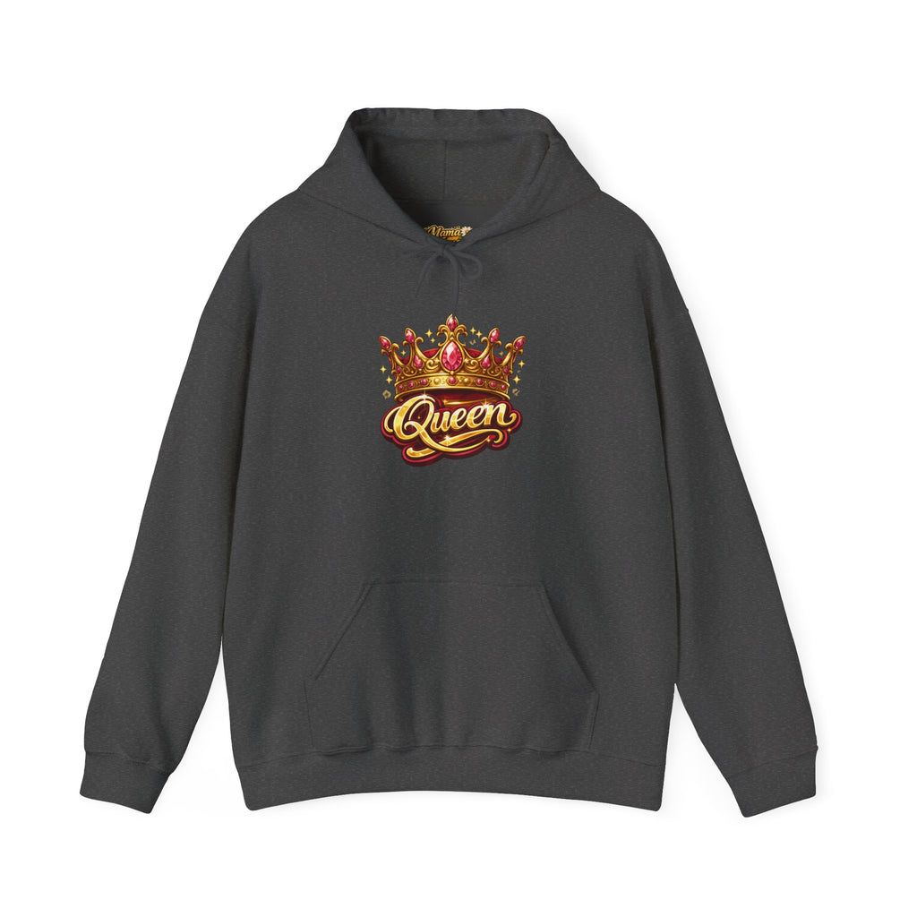 Hoodie — 'Queen' Crown Graphic Pullover