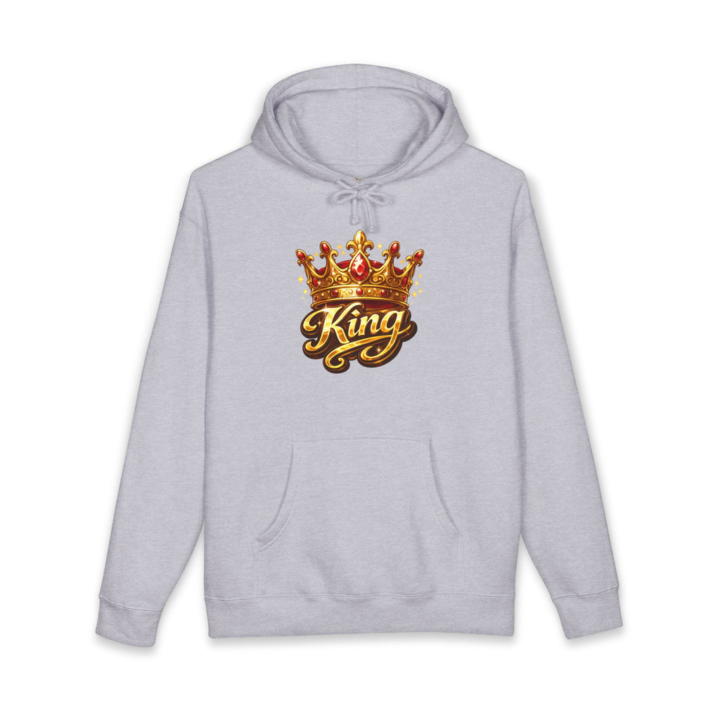 King Crown Hoodie — Royal 'King' Graphic Pullover for Men & Women