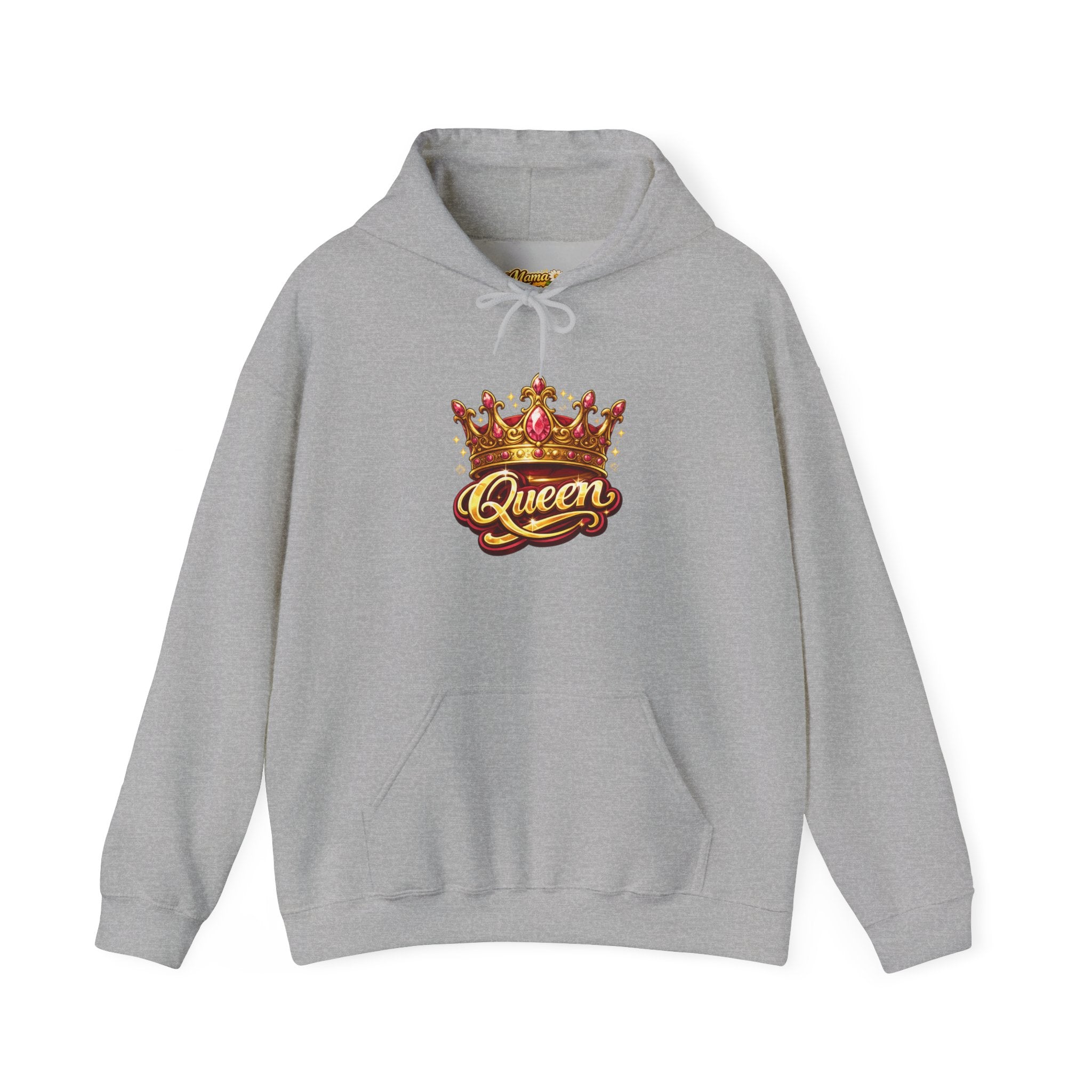 Hoodie — 'Queen' Crown Graphic Pullover