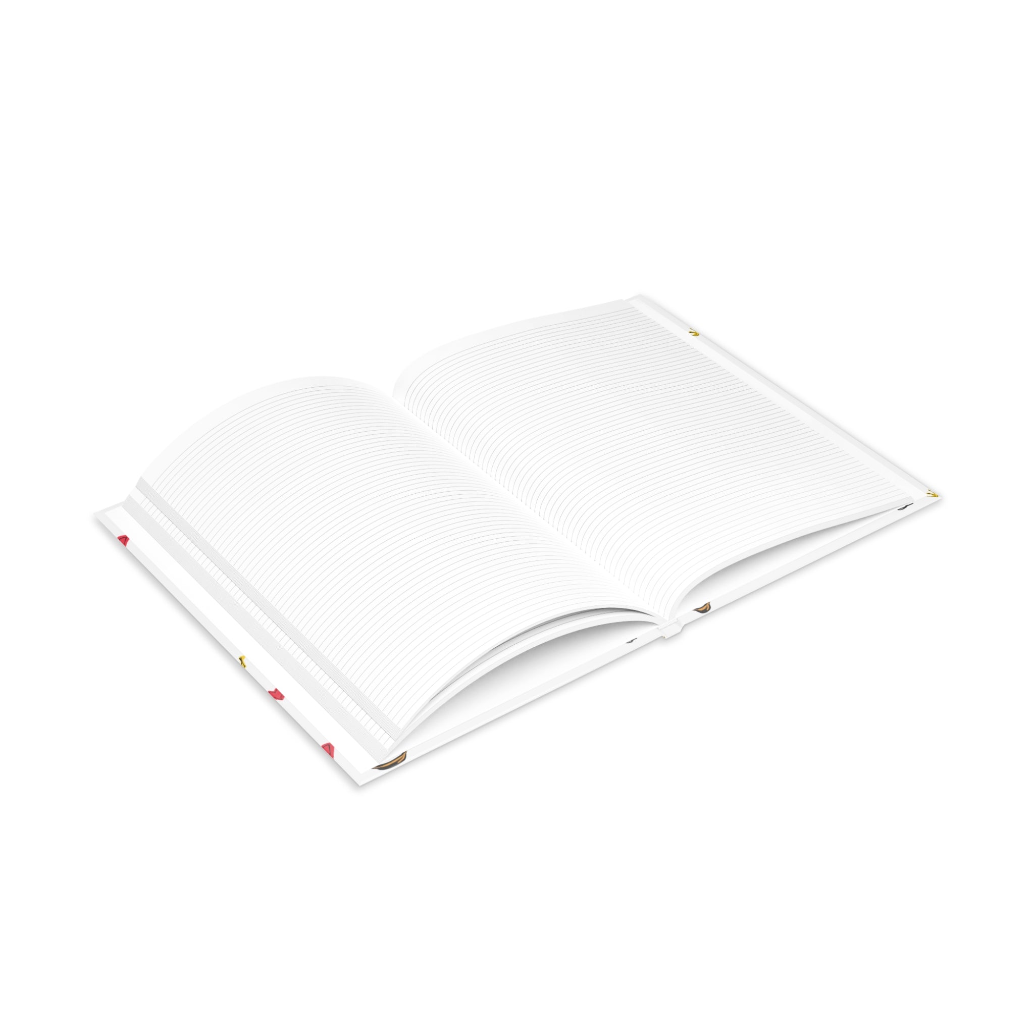 Self-Love Hardcover Notebook — Puffy Cover Journal with "I love me / I make me happy" Pattern