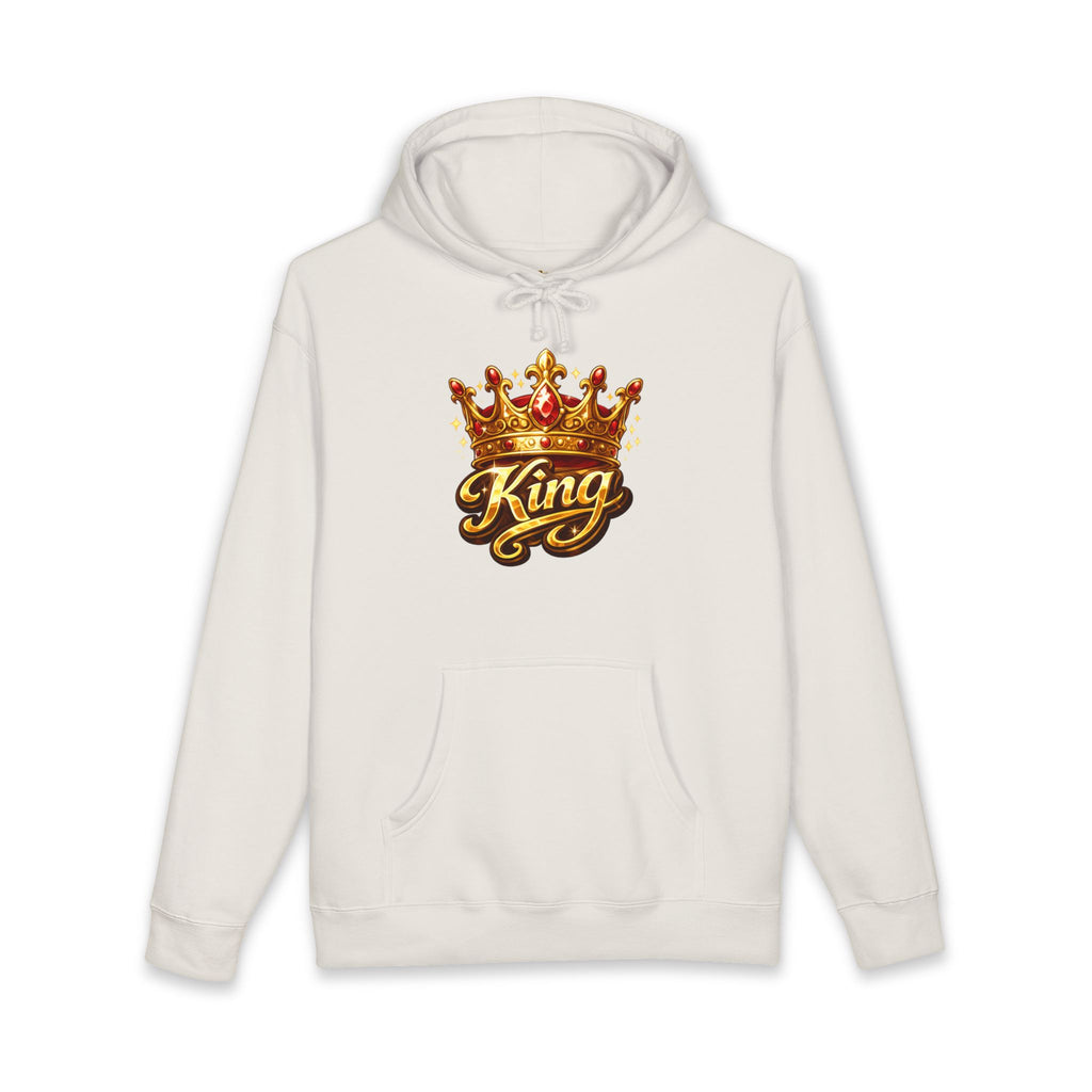 King Crown Hoodie — Royal 'King' Graphic Pullover for Men & Women