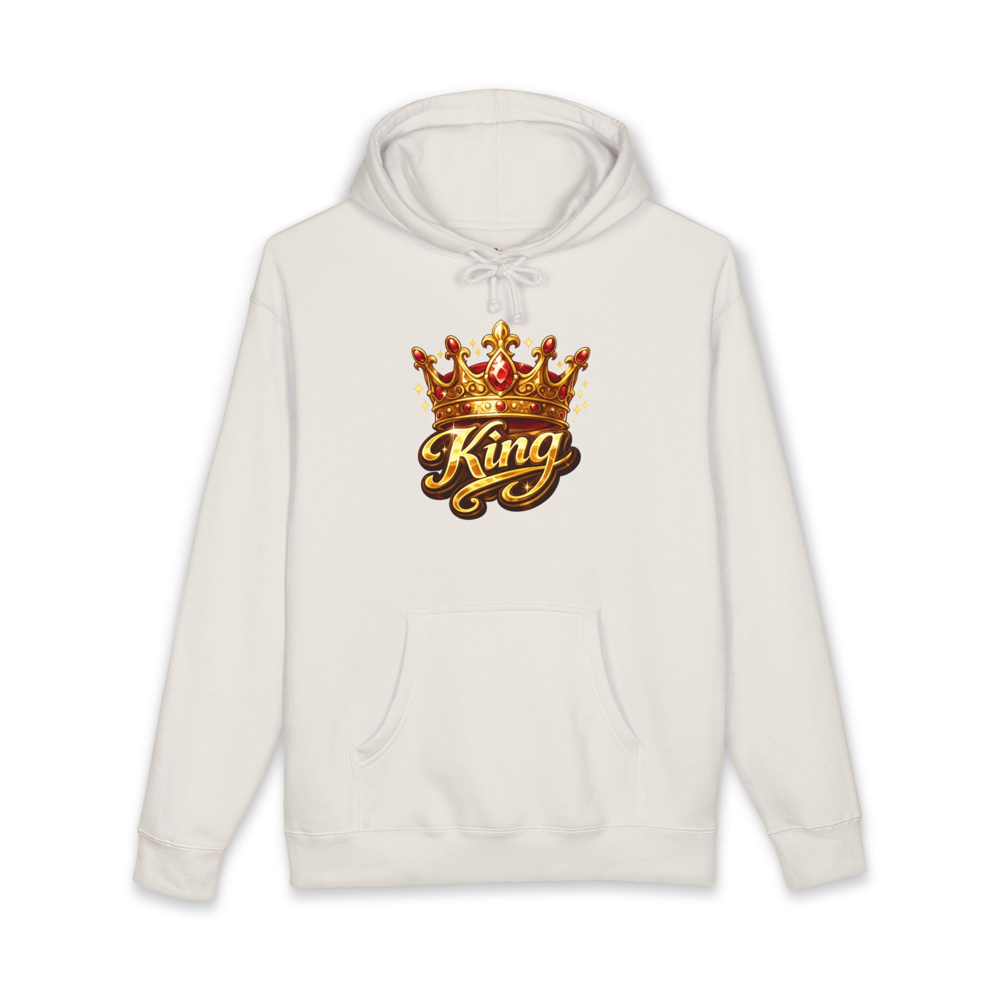 King Crown Hoodie — Royal 'King' Graphic Pullover for Men & Women