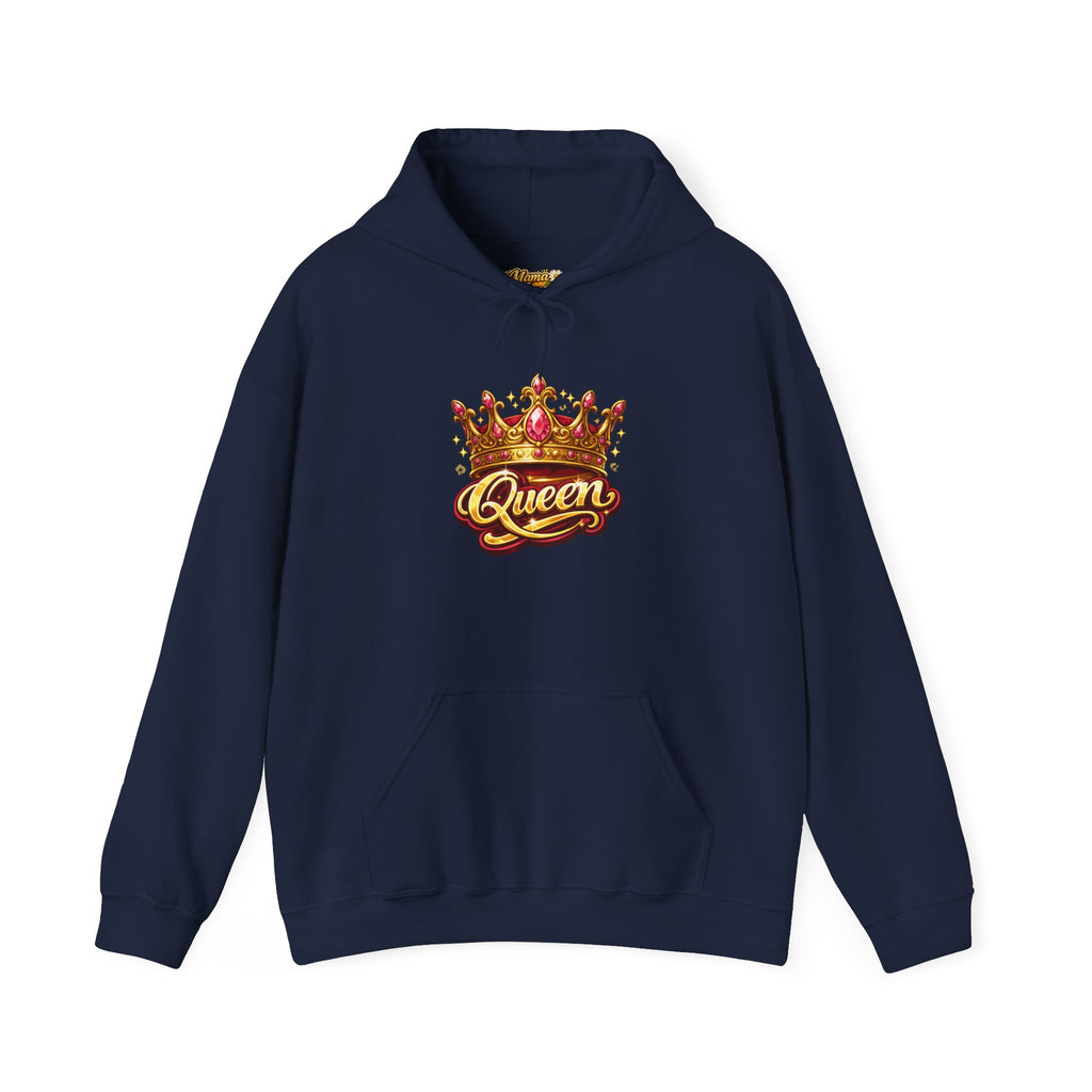 Hoodie — 'Queen' Crown Graphic Pullover